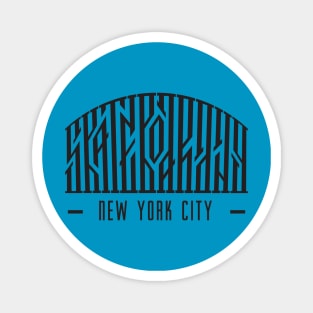 Skateboarding New York City Magnet